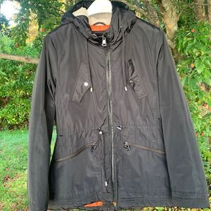 Black Madden Girl Hooded Winter Coat L